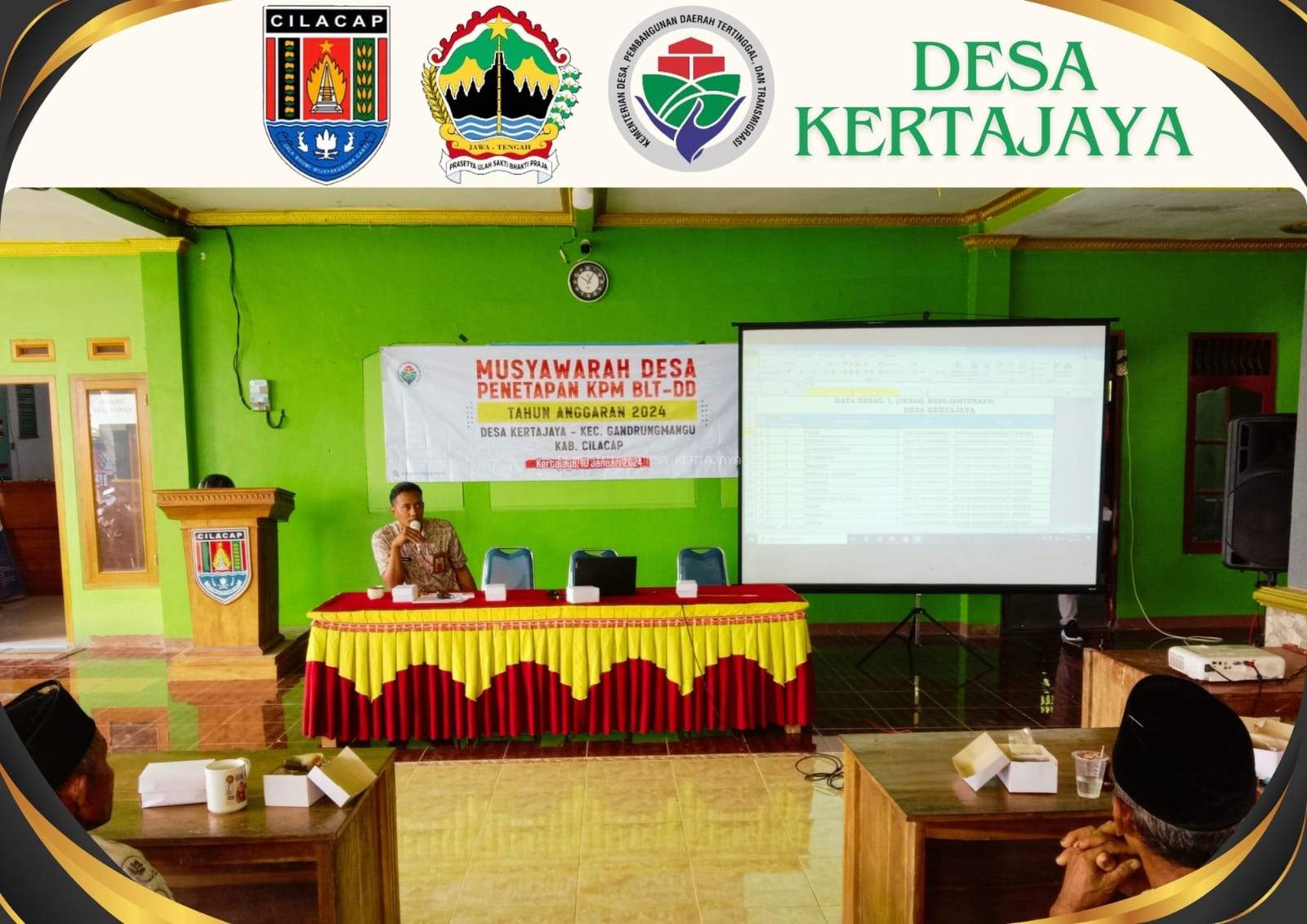 MUSYAWARAH DESA PENETAPAN KPM BLT-DD TAHUN ANGGARAN 2024