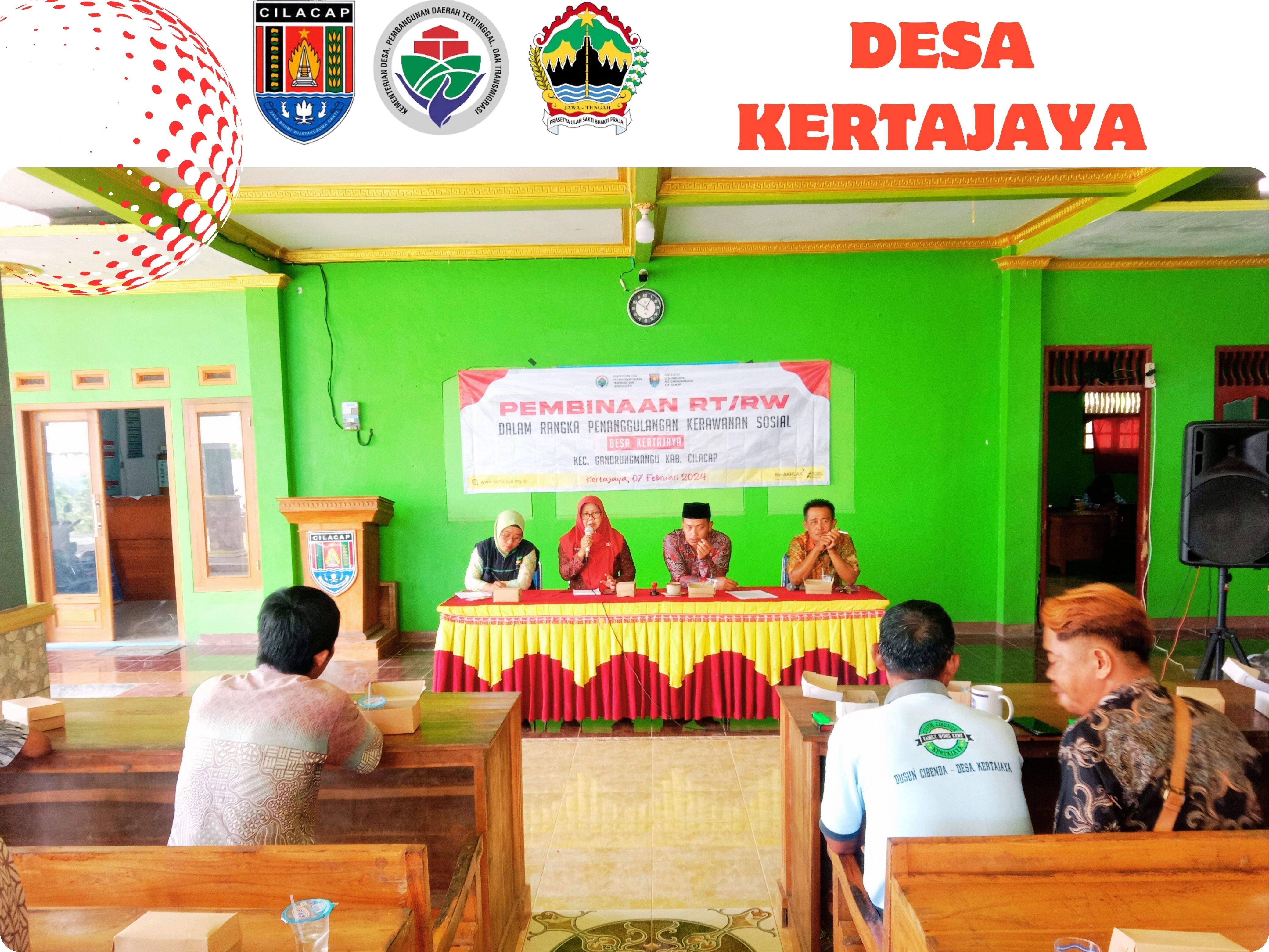 PEMBINAAN RT DAN RW DALAM RANGKA PENCEGAHAN DAN PENANGGULANGAN KERAWANAN SOSIAL