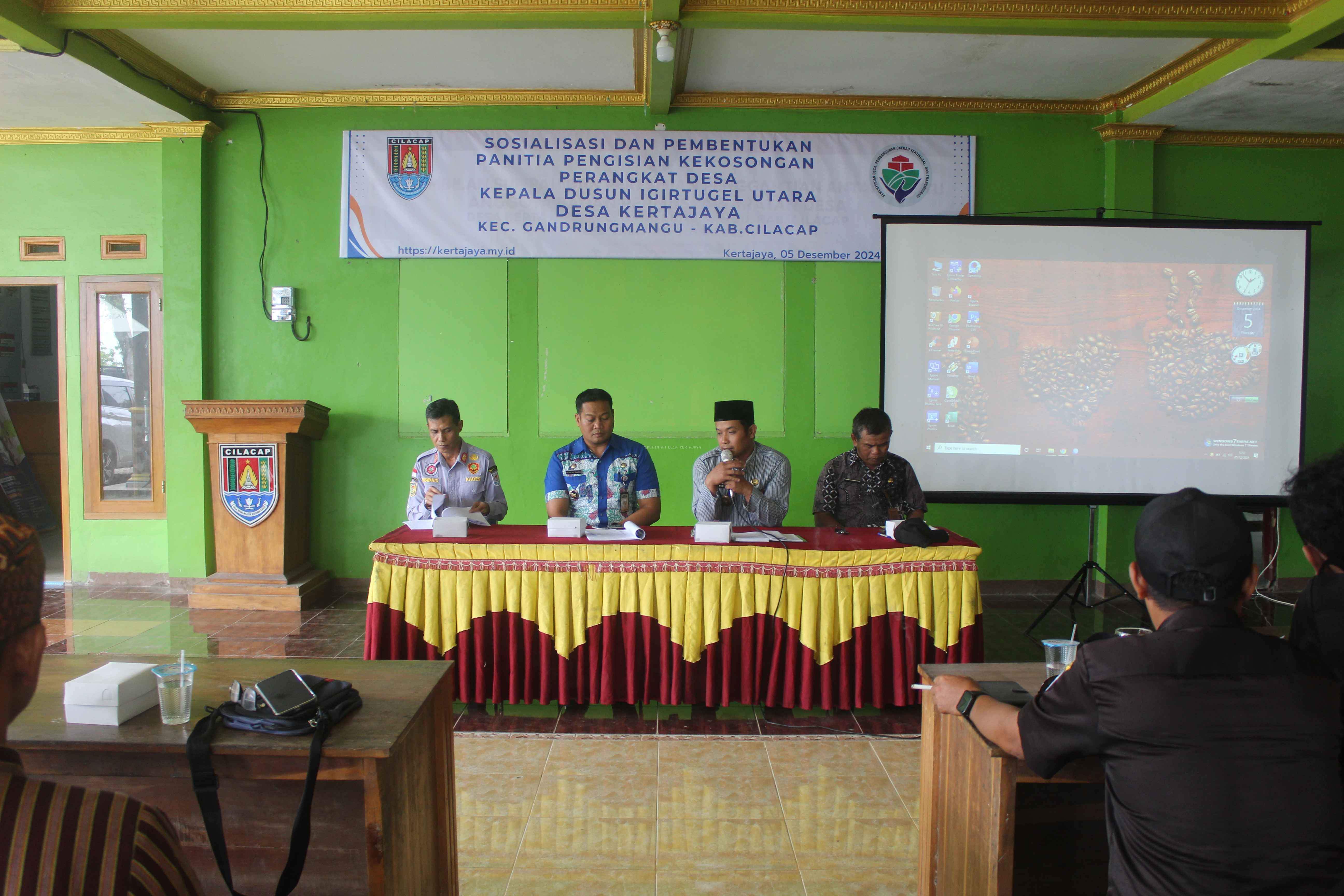 Sosialisasi Kekosongan Perangkat Desa dan Pembentukan Panitia Pengisian Perangkat Desa